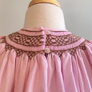 Animal Train Pink Gingham Bishop