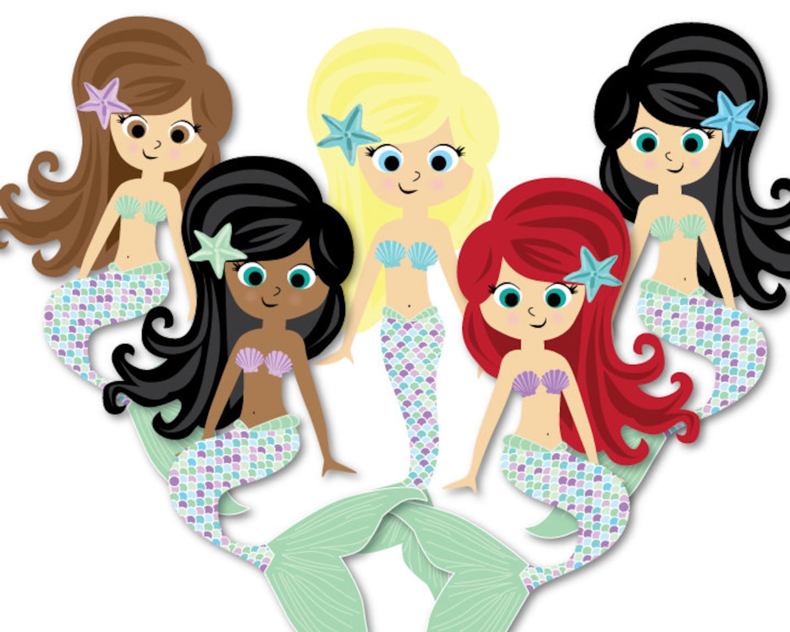 Mermaid Themed Party Printables - Etsy