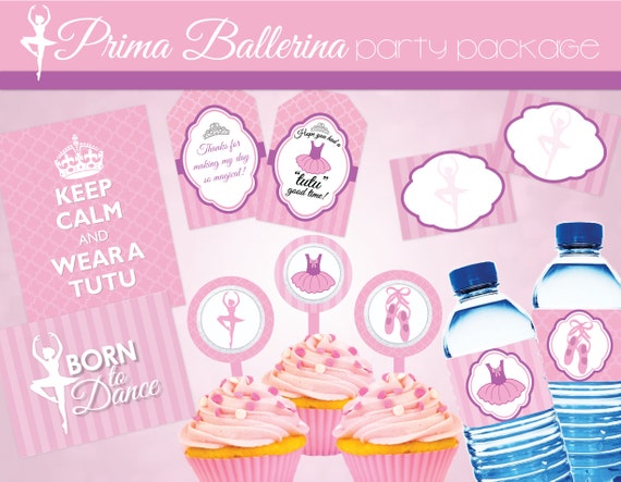 Ballerina Birthday Party Etsy