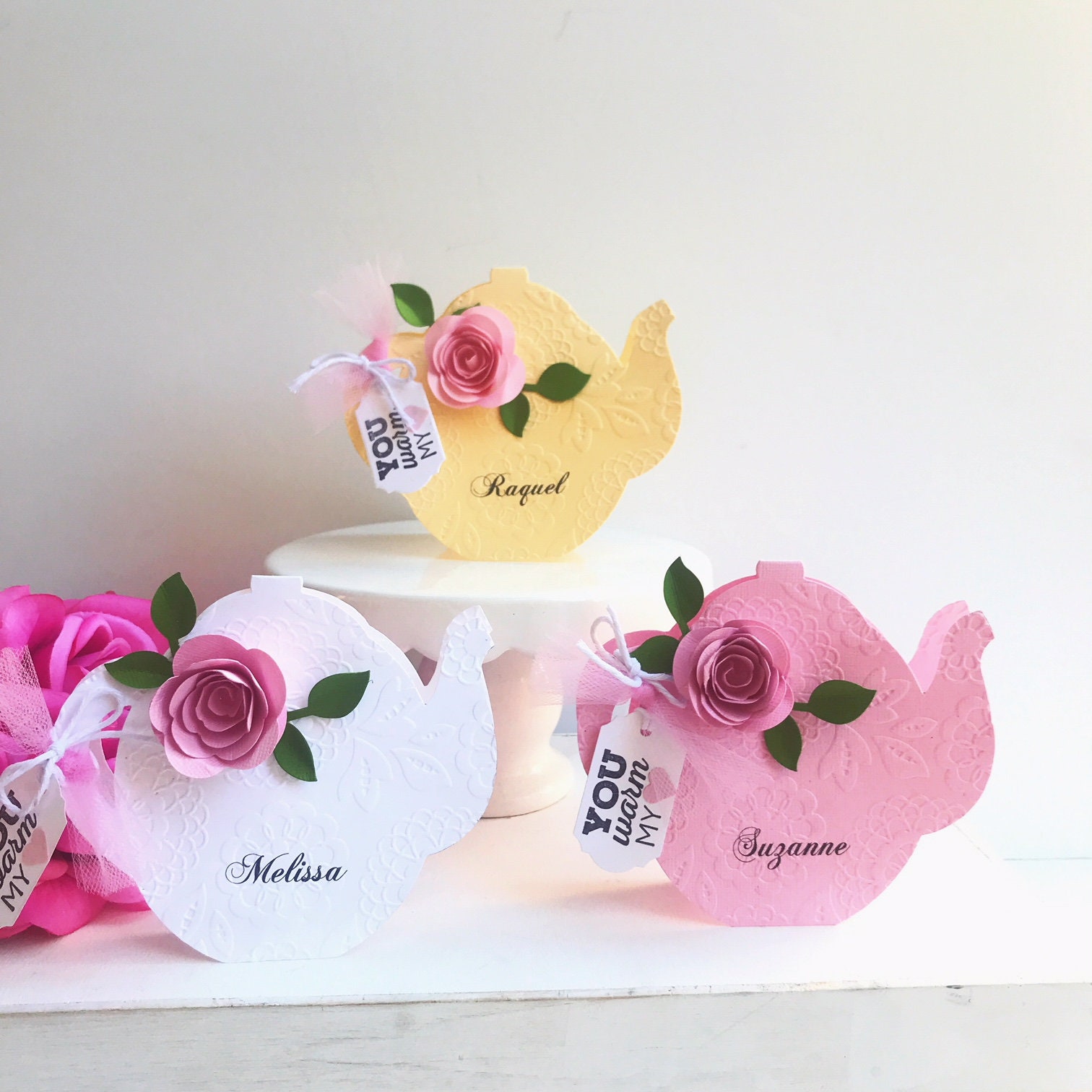 Tea Party Place Card Holders