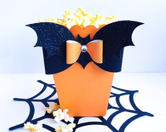 Halloween Party Popcorn Boxes, Popcorn Party Decorations, Halloween Party Favor Box