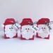 Christmas Party Favor Boxes Set of 6, Christmas Treat Bag Containers 