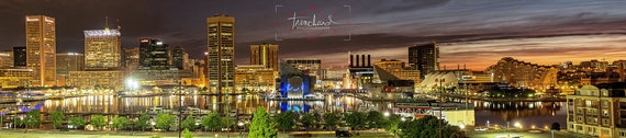 Baltimore Sunrise Panorama