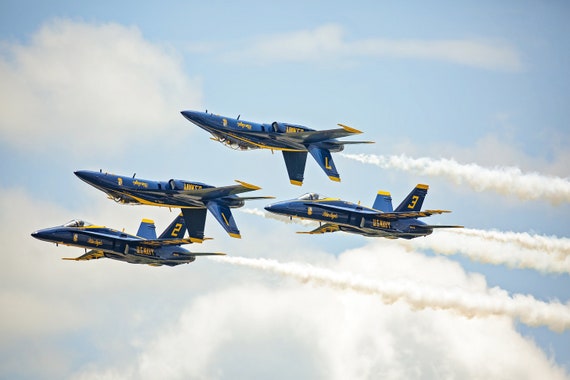 Blue Angel Inversion (Photography)