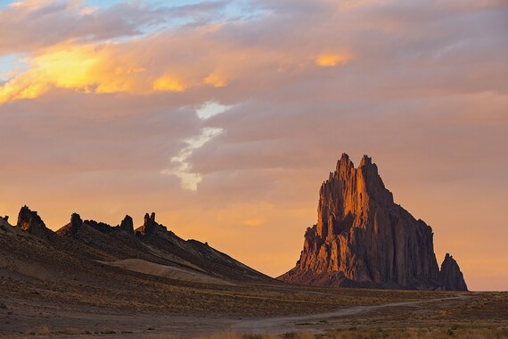 Shiprock Sunset