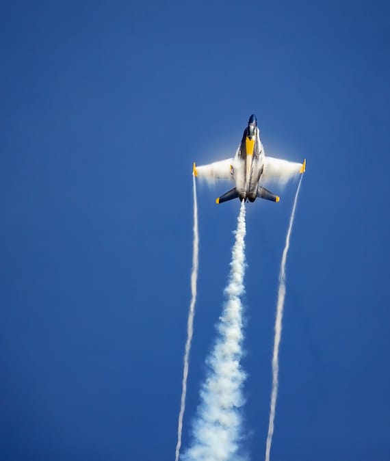 Blue Angel Vapor Trail 1 (Photography)