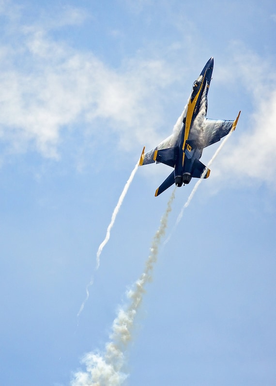 Blue Angel Vapor Trail 3 (Photography)