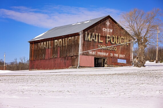 Mail Pouch in the Snow