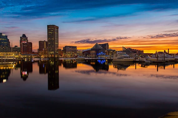 Inner Harbor Sunrise