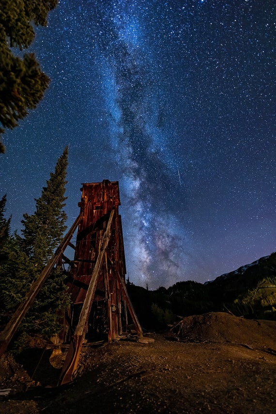 Milky Way over Yankee Mine