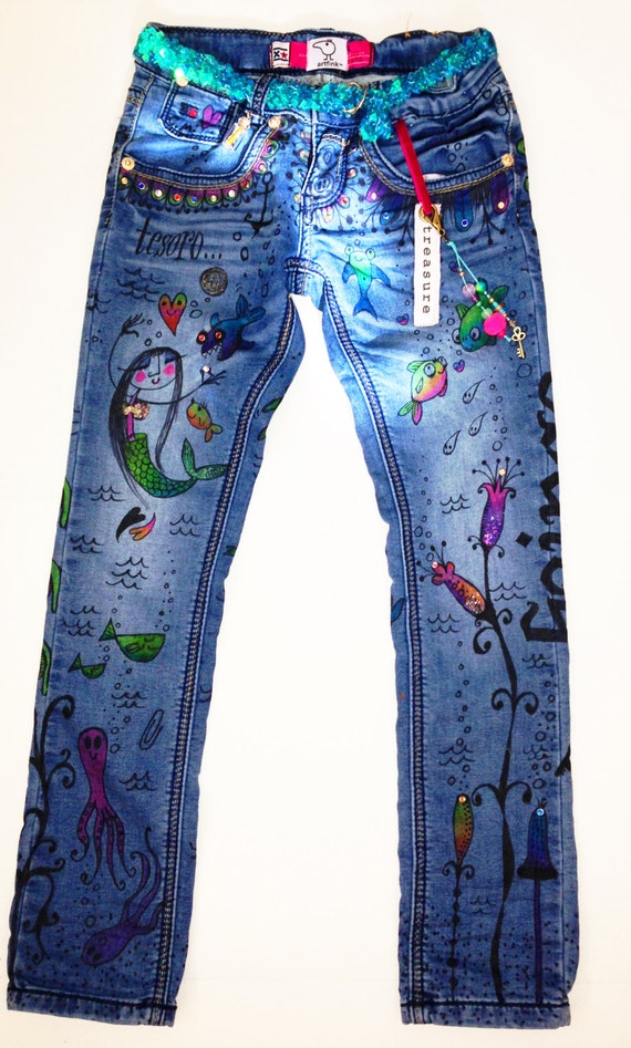 personalized jeans