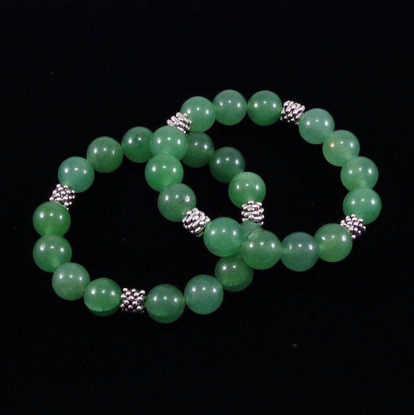Green Aventurine Bracelet/ Good Luck / Talisman/ bracelet/ | Etsy