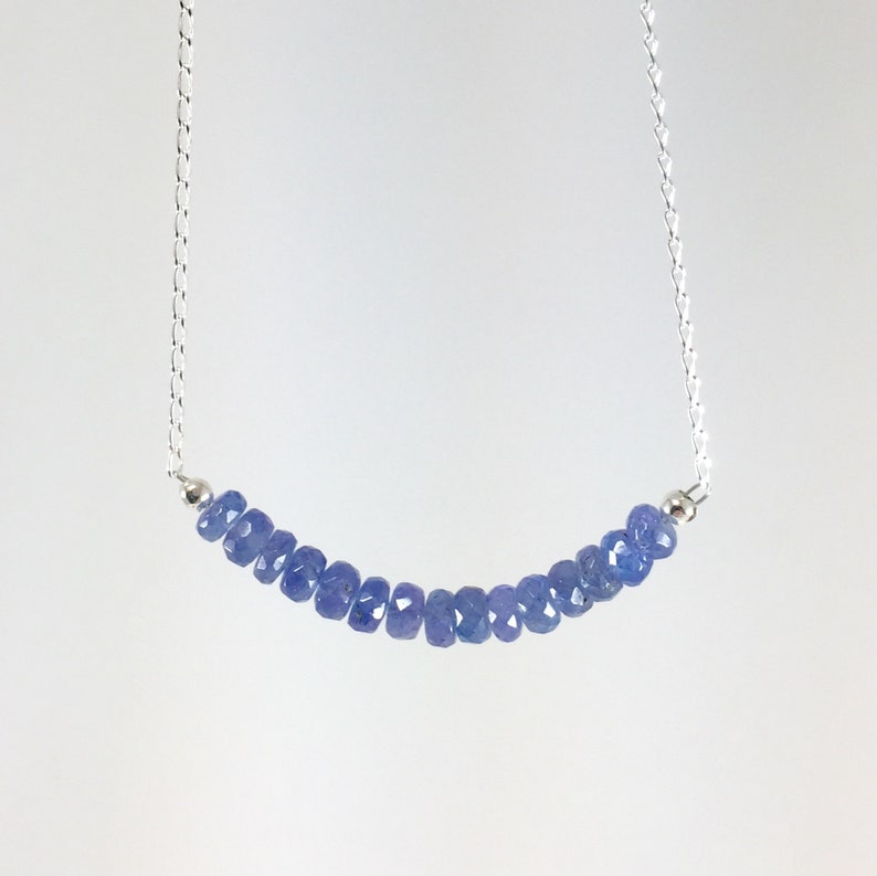 Tanzanite Necklace / Blue/ Purple/ Tanzanite/ Rare Gemstone/ - Etsy