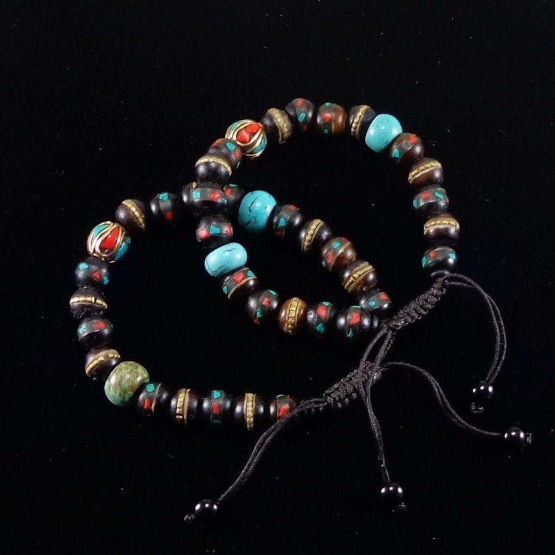 Tibetan Healing Bracelet/ Handcrafted/ Traditional/ Tibet/ Etsy