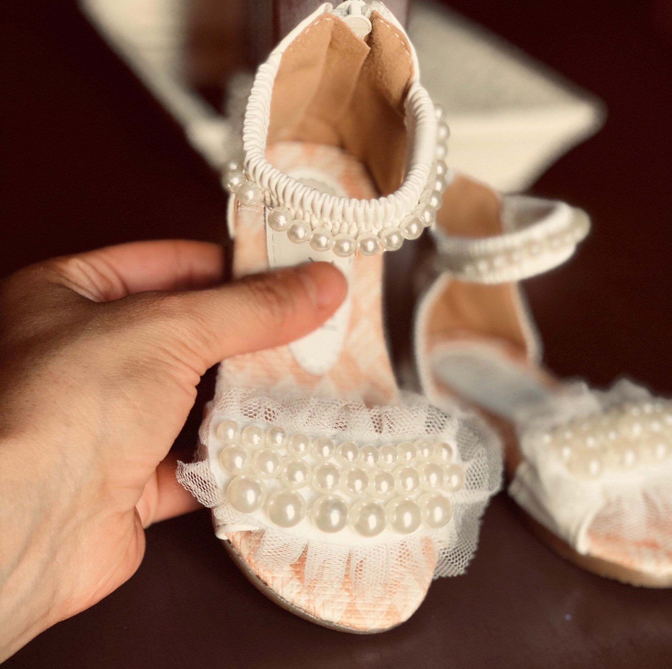 familie auteursrechten fabriek Meisjes trouwschoenen peuters sandels bruidsschoenen - Etsy België