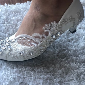 MyCrystals" Bridal Shoes, Wedding Shoes, Bridal Shoes , Low heels