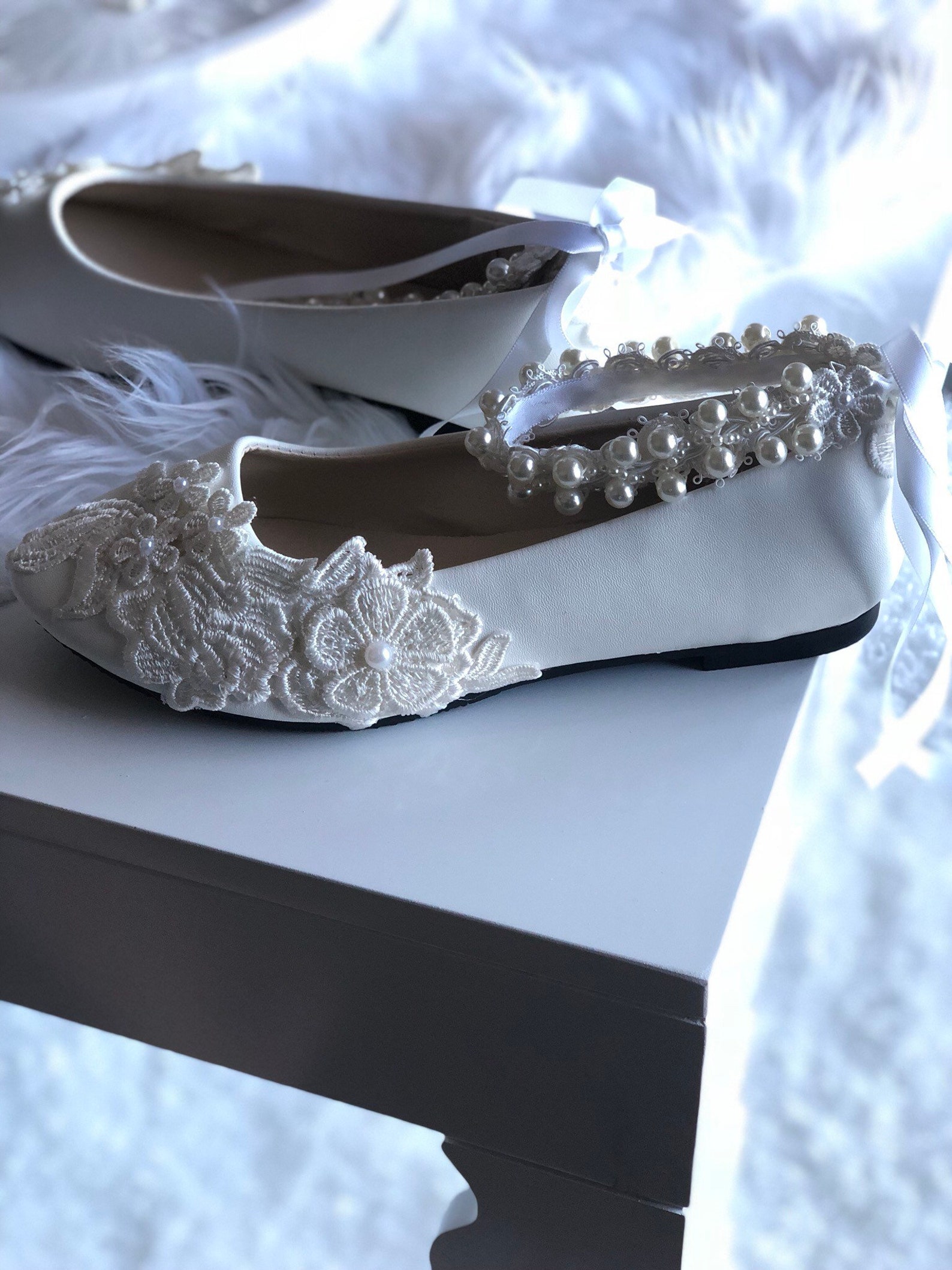 Bridal Shoes Bridal Wedding Shoes Party Shoes Flats Ballet Etsy — free download