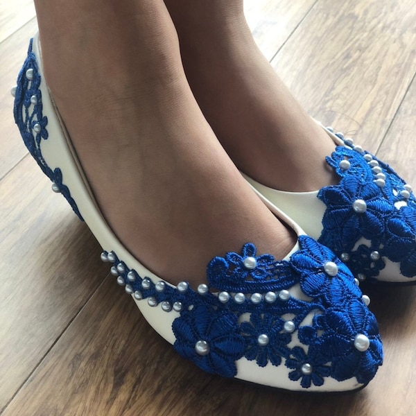 royal blue bridal shoes