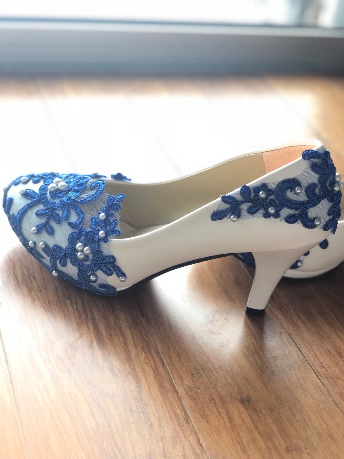 coloured bridal shoes