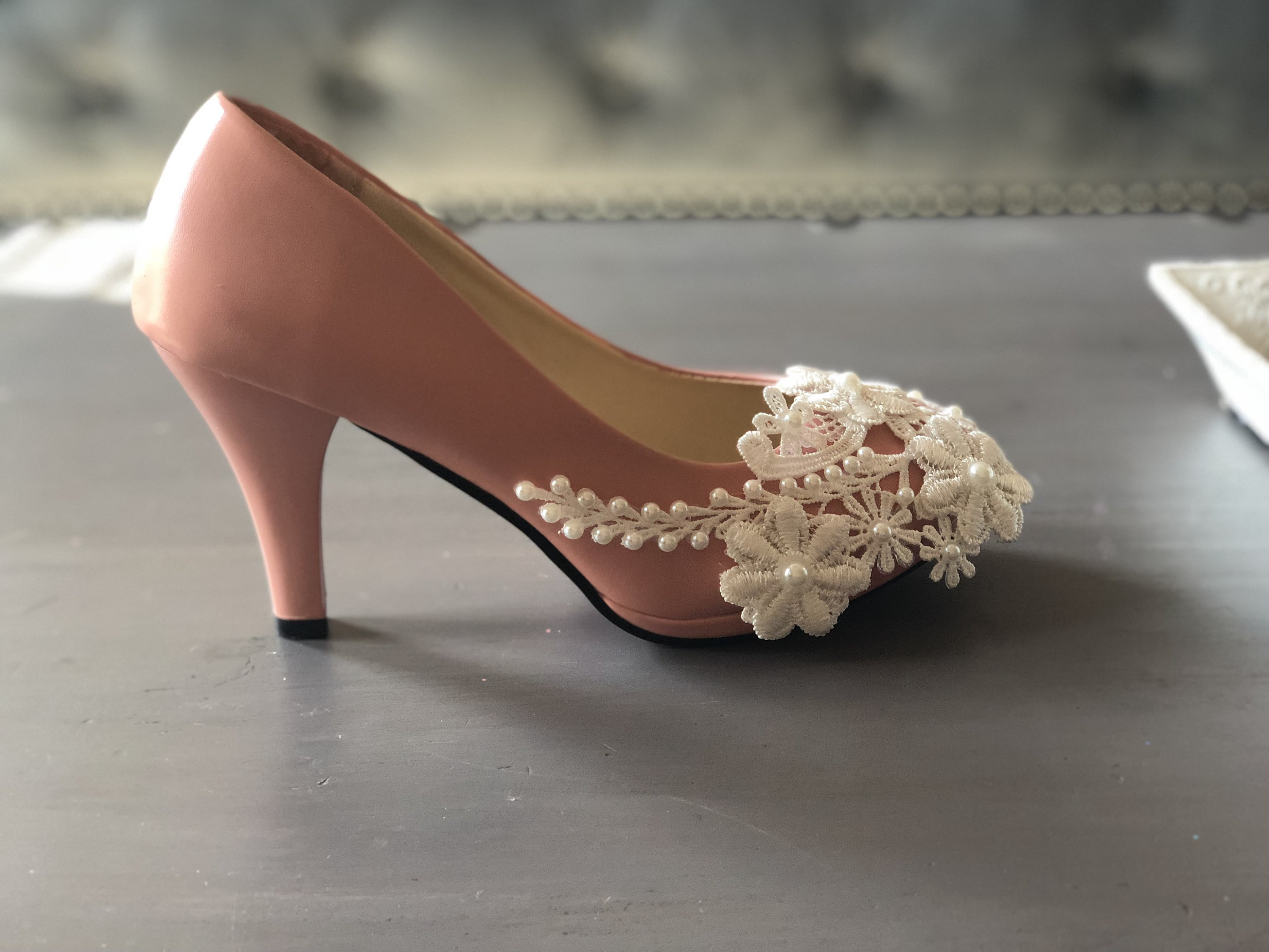 bridal pump shoes