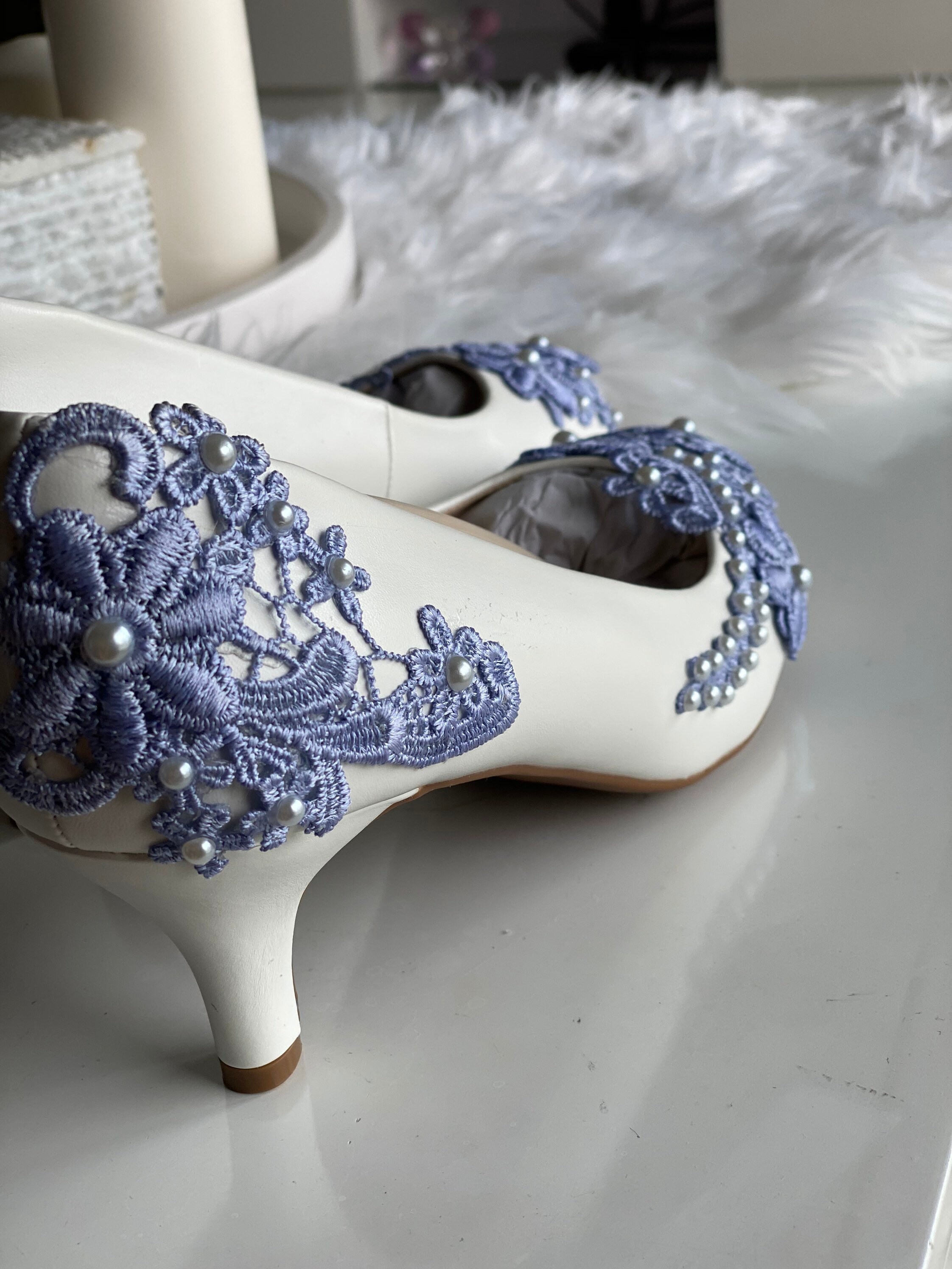 Steel blue wedding shoes clearance