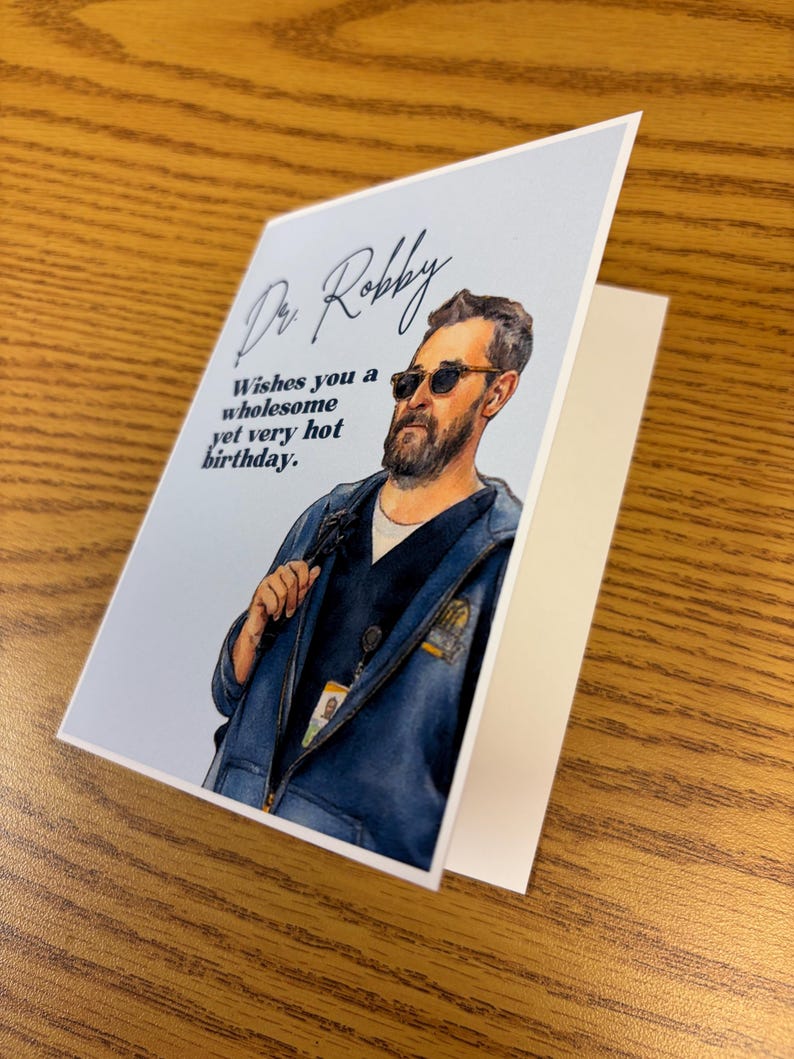 The Pitt the Pitt Dr. Robby Birthday Greeting Card - Etsy