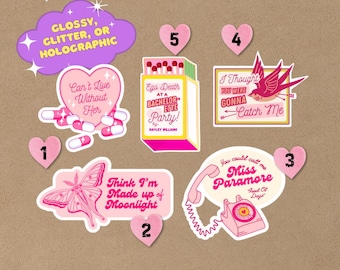 Ego Death Unofficial Pink Waterproof Vinyl Stickers