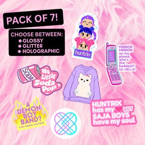 KPop Demon Hunters KPop Pack! Waterproof Vinyl Sticker Set