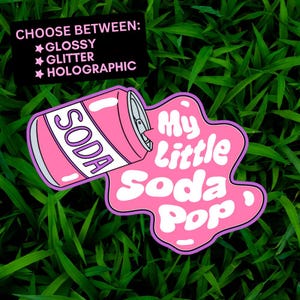 KPDH Saja Boys KPop Demon Hunters Soda Pop Waterproof Vinyl Sticker