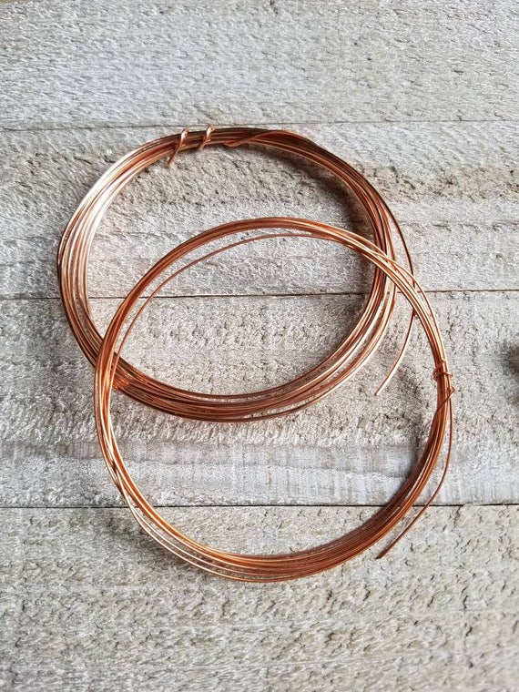 Copper Wire 1.25mm Gauge Bare Copper Wire Antique Copper Wire 16g Copper  Wire Jewellery Supplies Wire Wrapping Jewelry Wire UK 