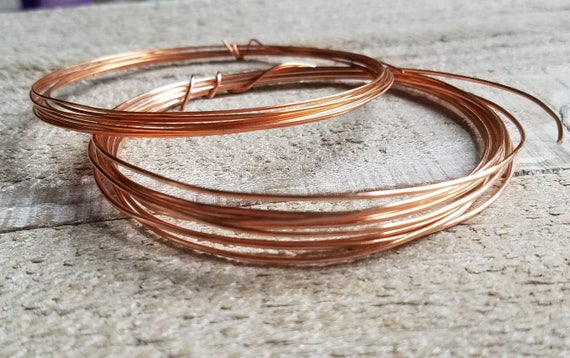 Copper Wire Supplies / Dead Soft Wire Combo Pack / Multiple Gauges 1624 Gauge  Wire / for Wire Jewelry Making, Wire Weaving, Wire Sculpture 