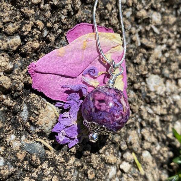 Resin Memorial Bead Necklace