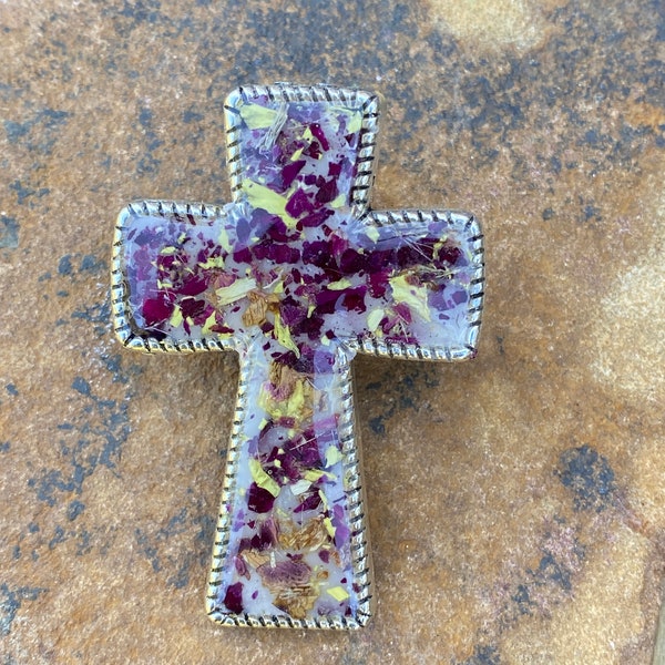 Dried Flower Memorial Visor Clip