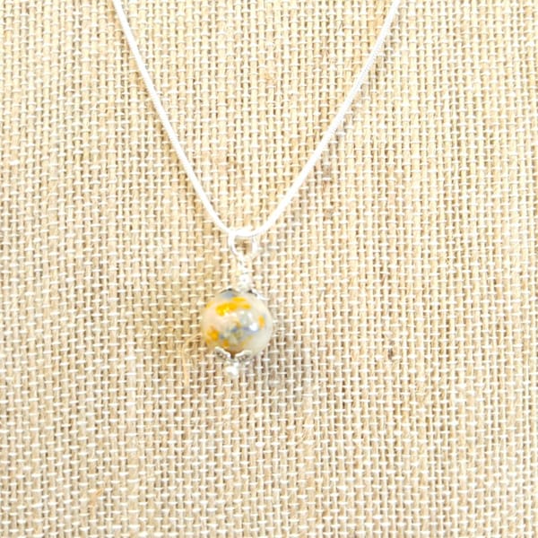 Memorial Bead Pendant and Chain