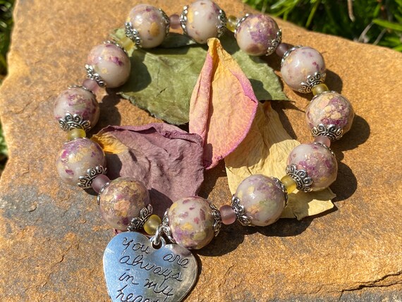 Memory beads sale made from flowers