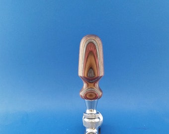 Beer tap handle, Handcrafted, Dyed wood
