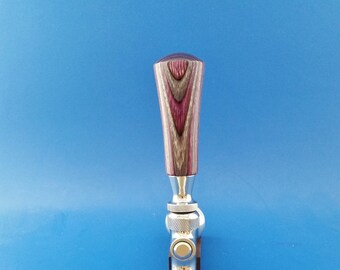 Beer tap handle, Handcrafted, Dyed wood