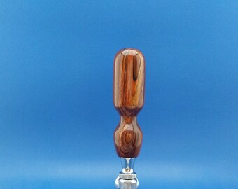 Beer tap handle, Handcrafted, wood, Cocobolo