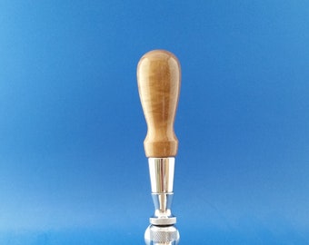 Beer tap handle, Handcrafted, Wild Almond Burl
