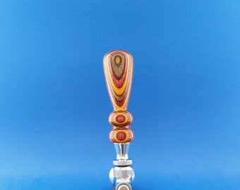 Beer tap handle, Handcrafted, Dyed wood
