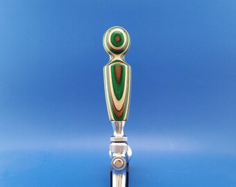 Beer tap handle, Handcrafted, Colorgrain wood