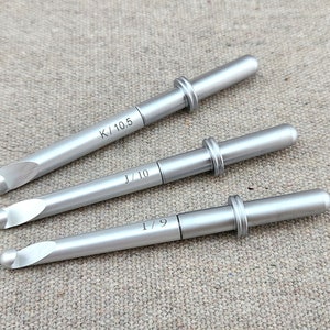 Additional Crochet Hooks, Sizes I, J, and K
