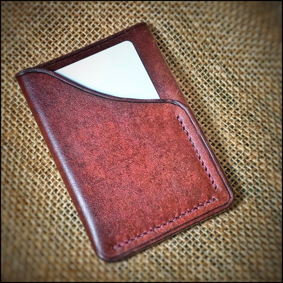 Cartera de cuero ingl s. Hecho a mano en el Reino Unido Soporte