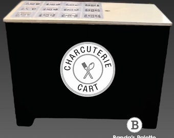 Foldable Charcuterie Cart, Portable Snack Cart, Mobile Bar, Dessert Cart, Wedding Bar, Company Events, Trade Shows, Events and Business
