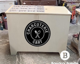 Foldable Charcuterie Cart, Vendor, Portable Snack Cart, Tradeshow Cart, Dessert Cart, Wedding Bar, Company Events, Charcuterie Cart Business