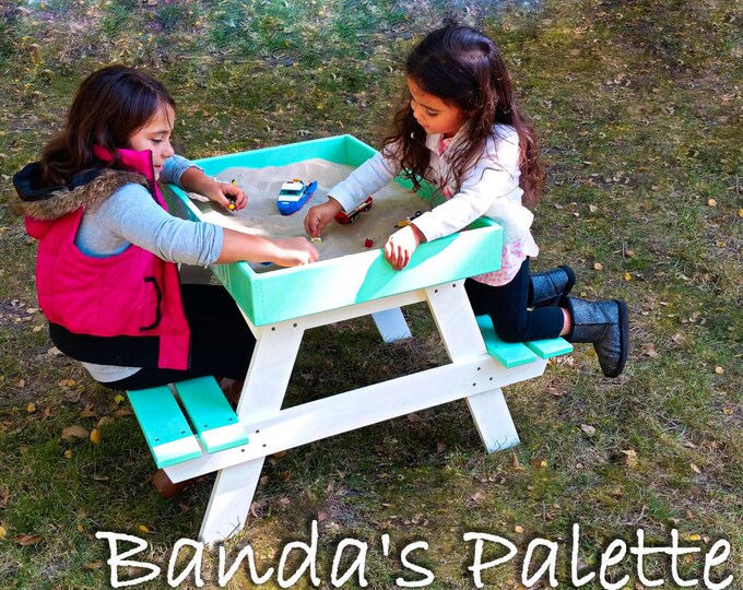 Personalized Sandbox Picnic Table Lego Table Kids Table Etsy