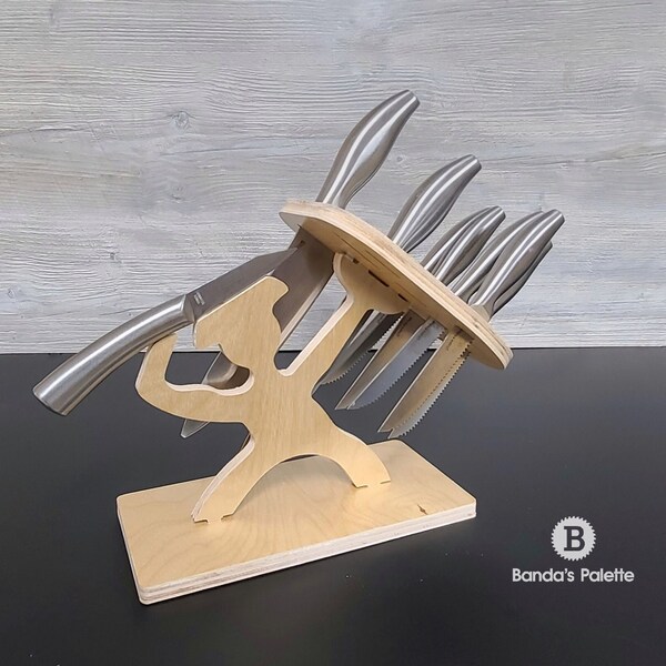 Knife Block Etsy