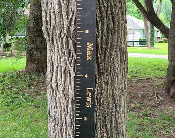 Personalized Wooden Growth Chart Ruler, Kids Growth Ruler, Wood, Engraved Kids Growth Chart, Gift, Christmas Gift, Height Chart for Kids