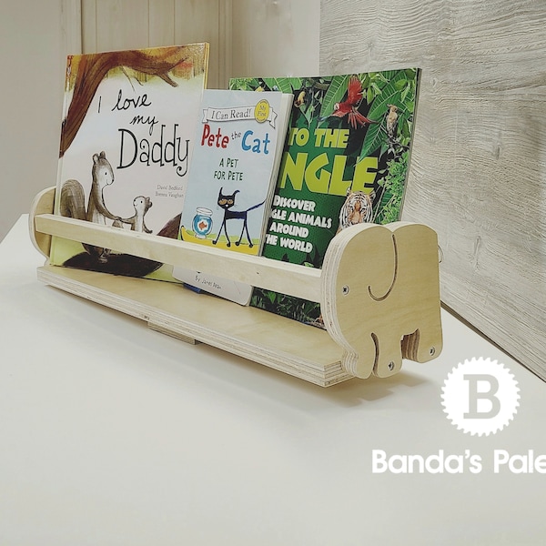 Elephant Bookshelf Etsy