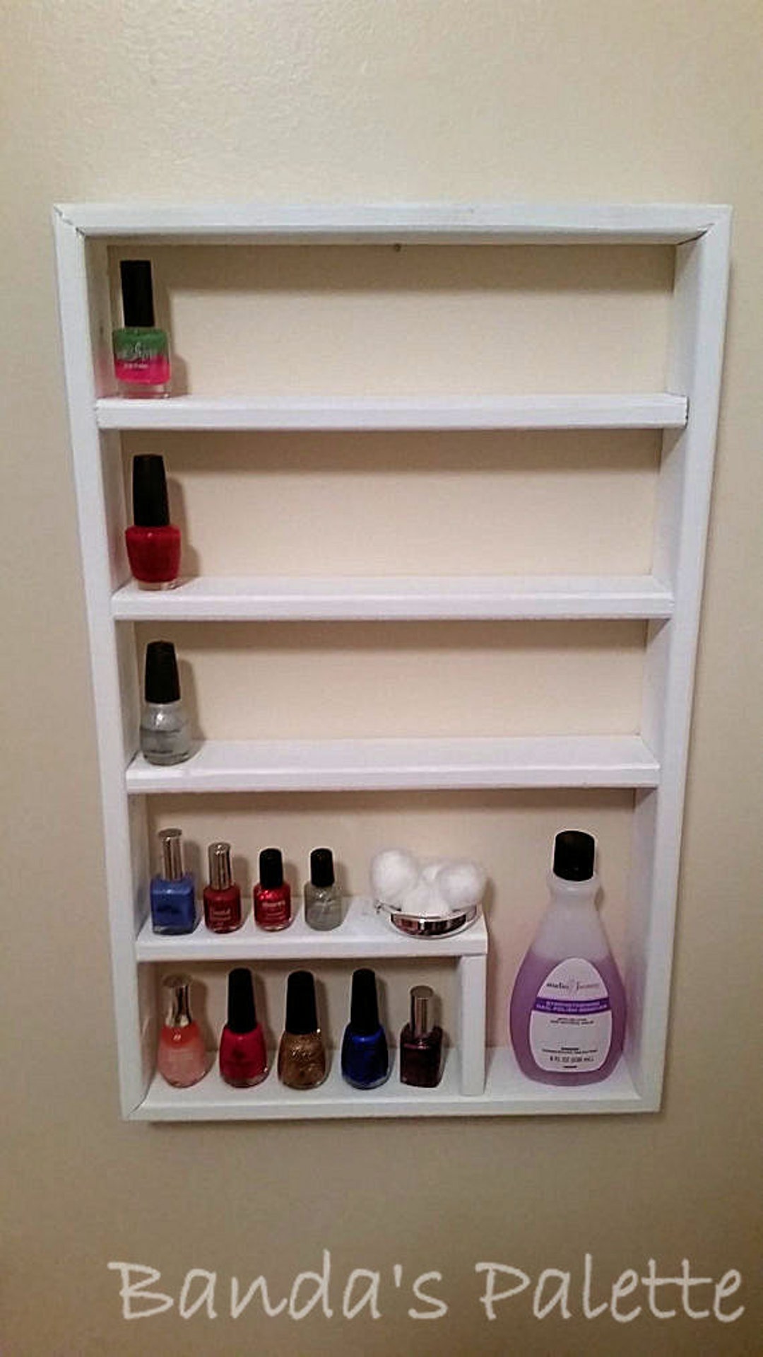 Wood Nail Polish Holder Organizer UK